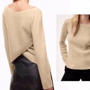 BABATON KITANO CROSS BACK WOOL BLEND SWEATER